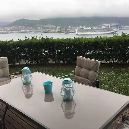 Flat With 160 M Of Garden, Sea Views Bilbao-getxo * ゲチョ